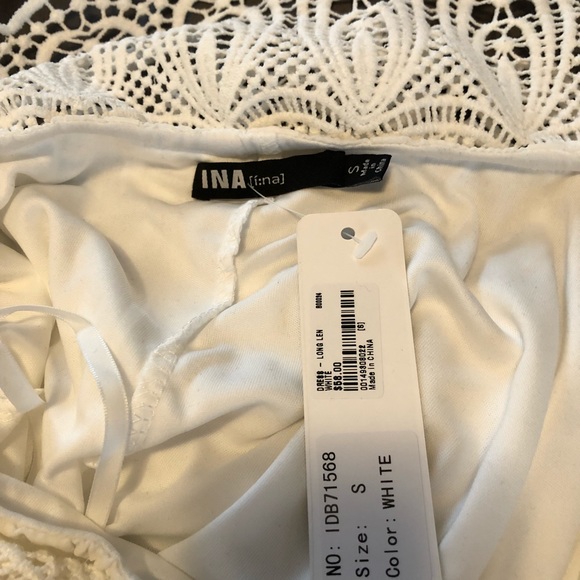 NWT Off-the-Shoulder Crochet Dress - Picture 5 of 7